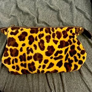 Cheetah bath and body makeup case